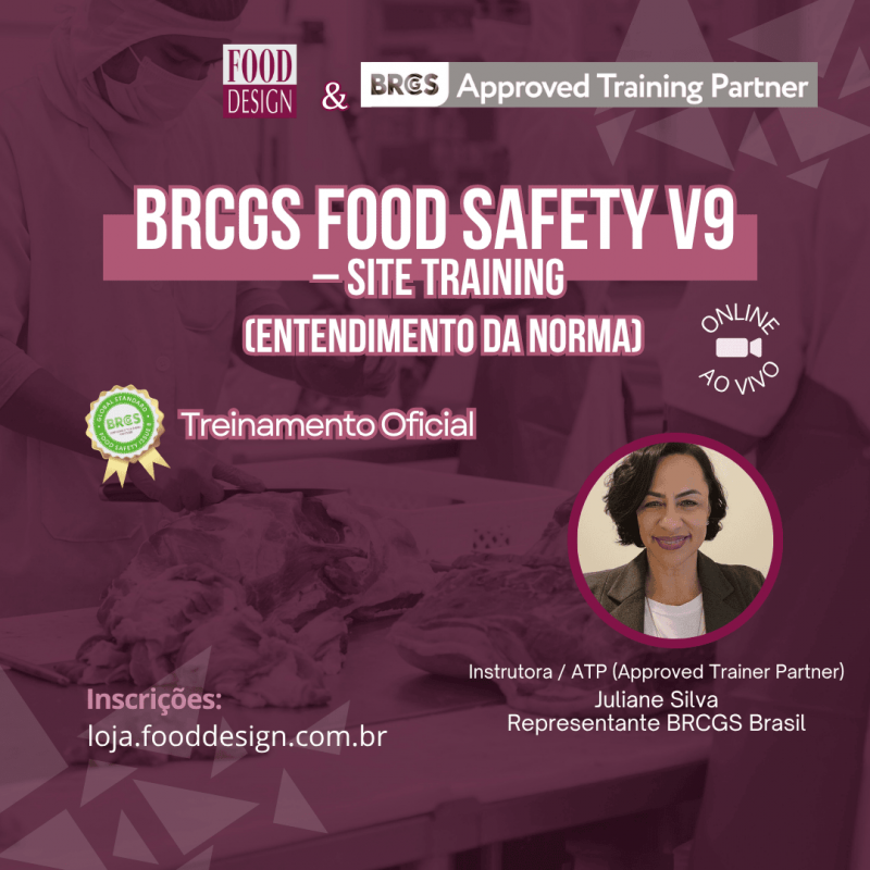 BRCGS FOOD SAFETY V9  – Site training (Entendimento da norma)