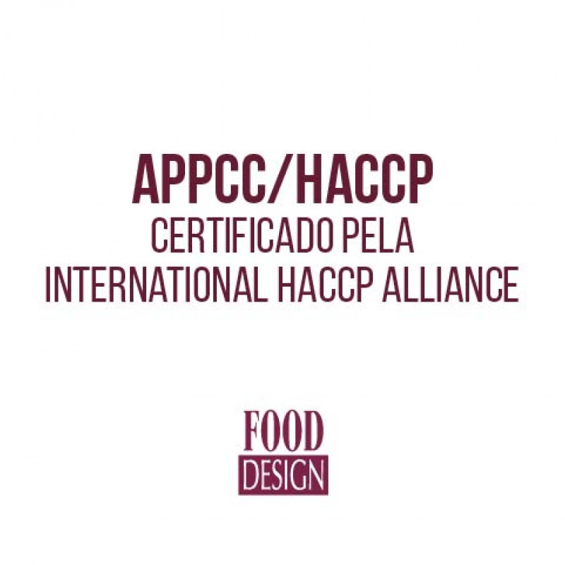 APPCC/HACCP - Certificado pela International HACCP Alliance