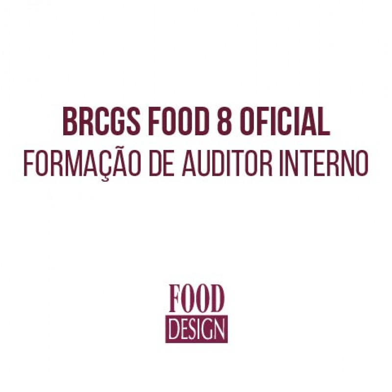 BRCGS Food 8 Oficial - Auditor Interno