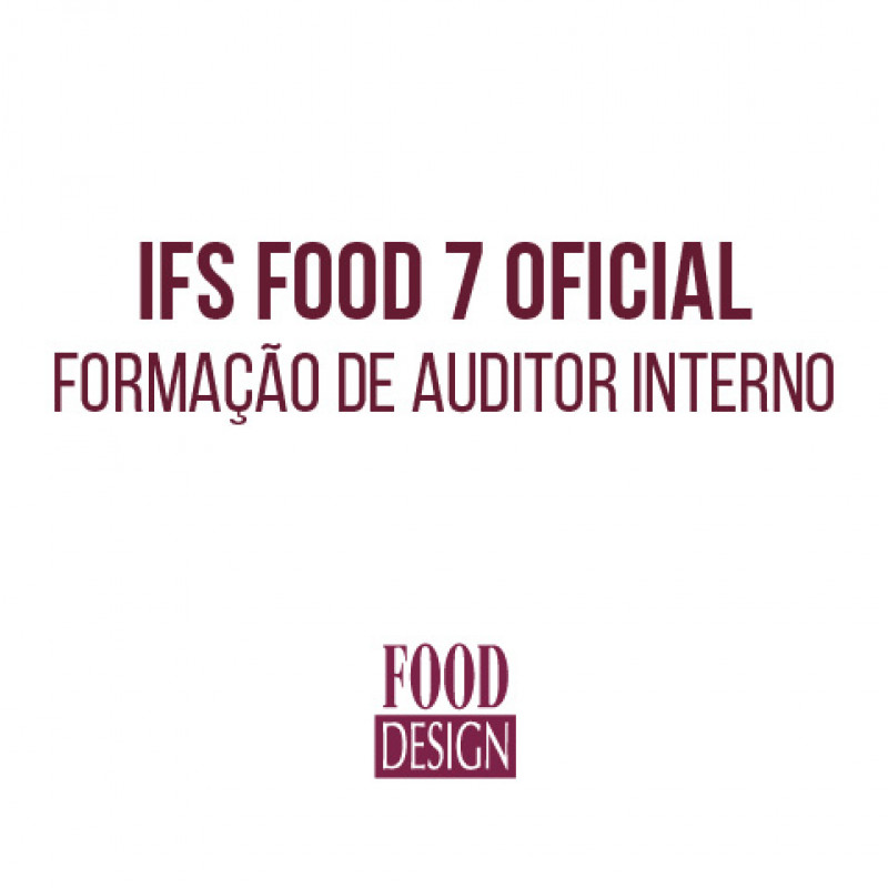 IFS Food 7 Oficial - Formação de Auditor Interno