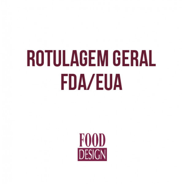 Rotulagem Geral FDA/EUA